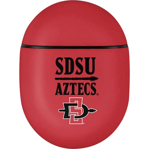 San Diego State University Aztecs Red Google Pixel Buds Skin